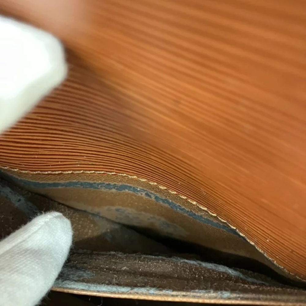 Authentic Louis Vuitton Saint Cloud Epi PM brown kenya leather vintage - Picture 9 of 12
